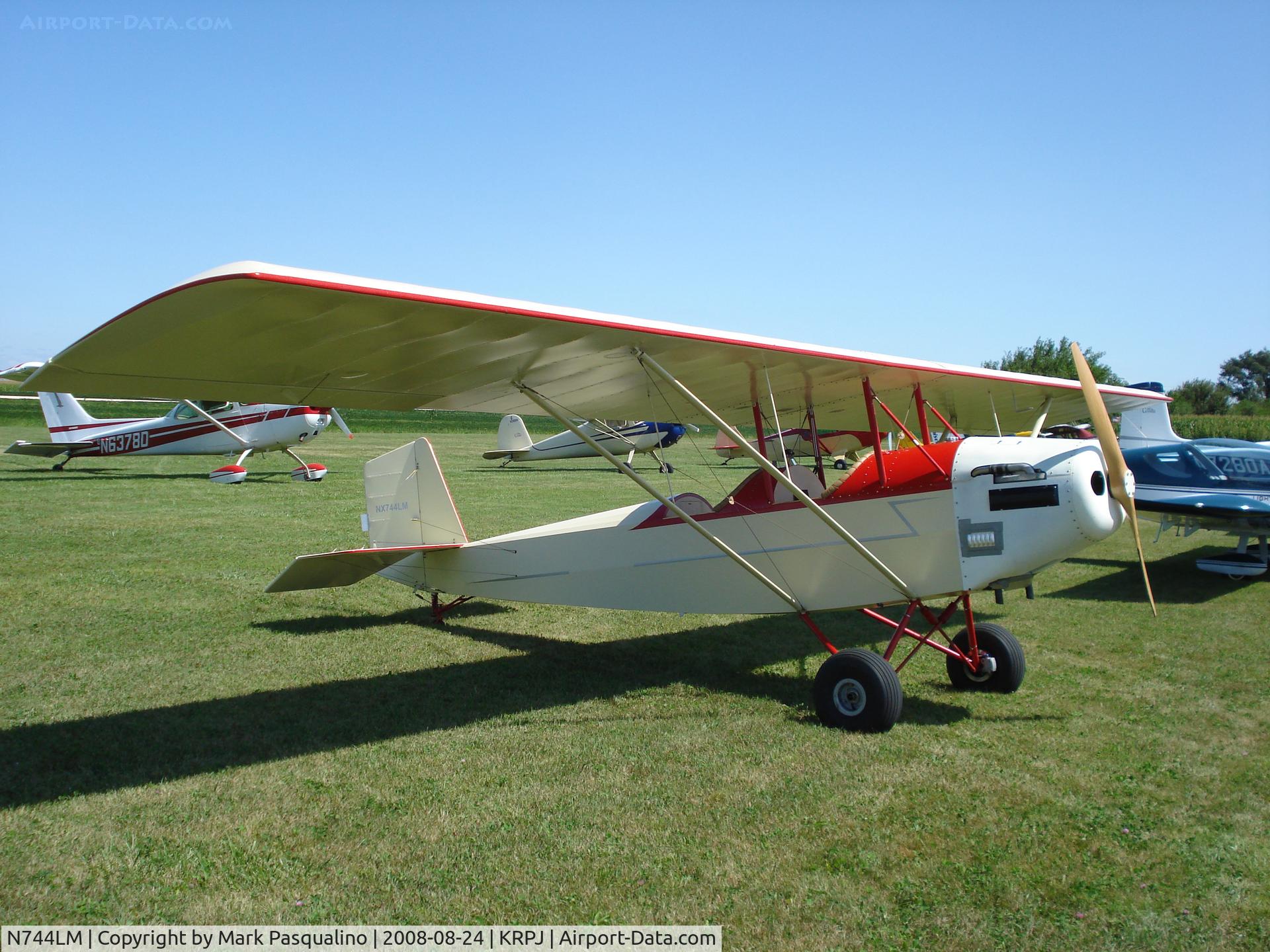N744LM, 2008 Pietenpol Air Camper C/N KAS197402, Pietenpol Aircamper