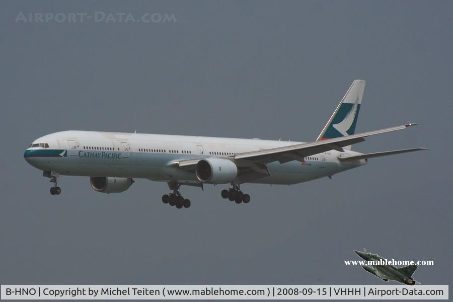 B-HNO, 2003 Boeing 777-367 C/N 33704, Cathay Pacific