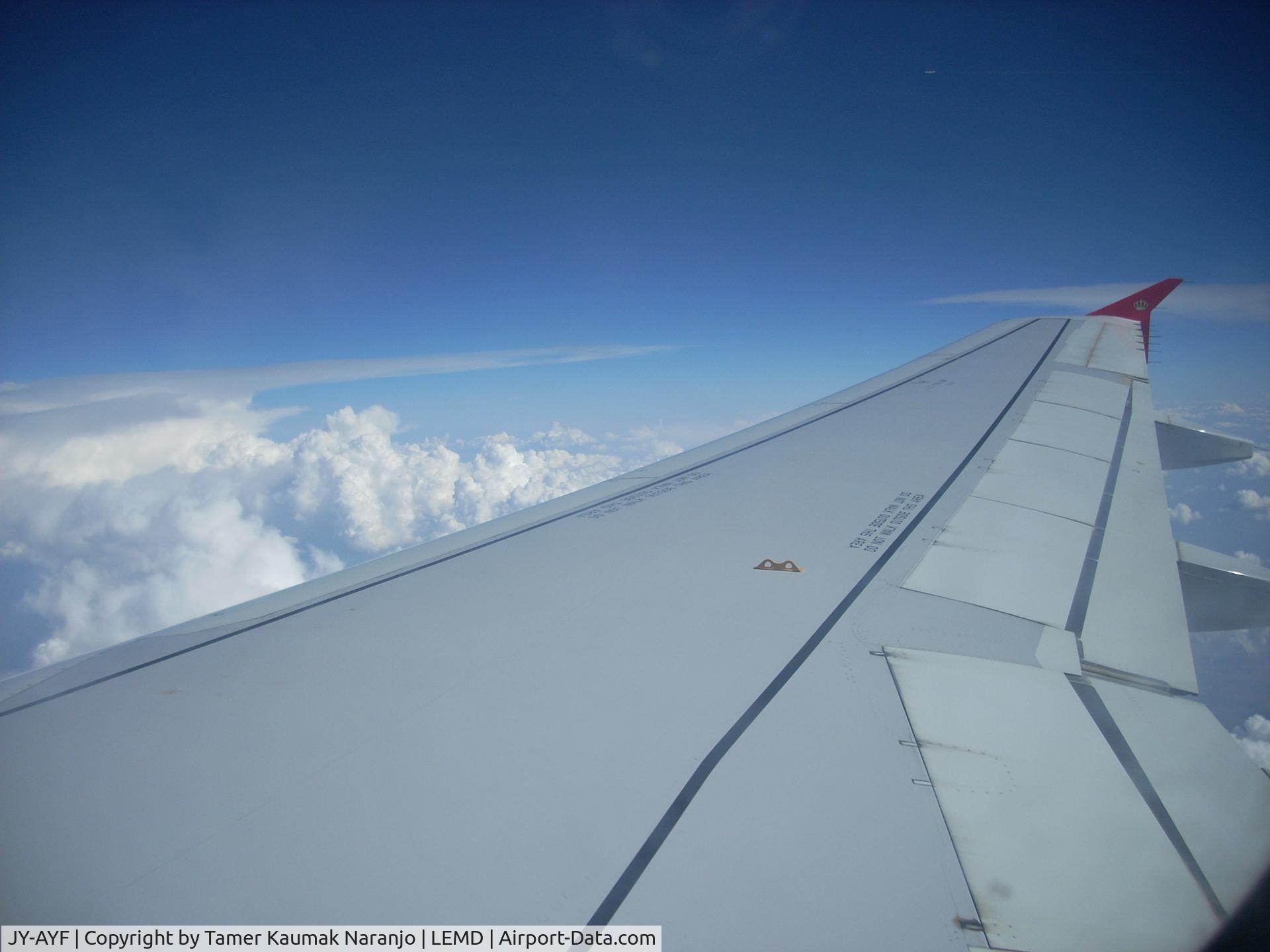 JY-AYF, 2006 Airbus A320-232 C/N 2692, Royal Jordanian from madrid to amman 063