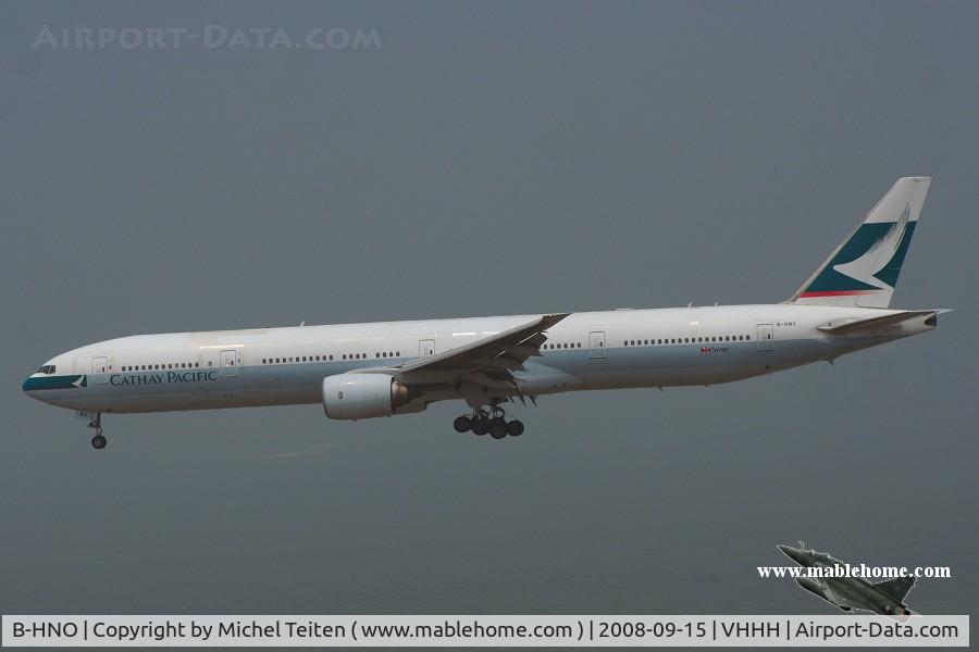 B-HNO, 2003 Boeing 777-367 C/N 33704, Cathay Pacific