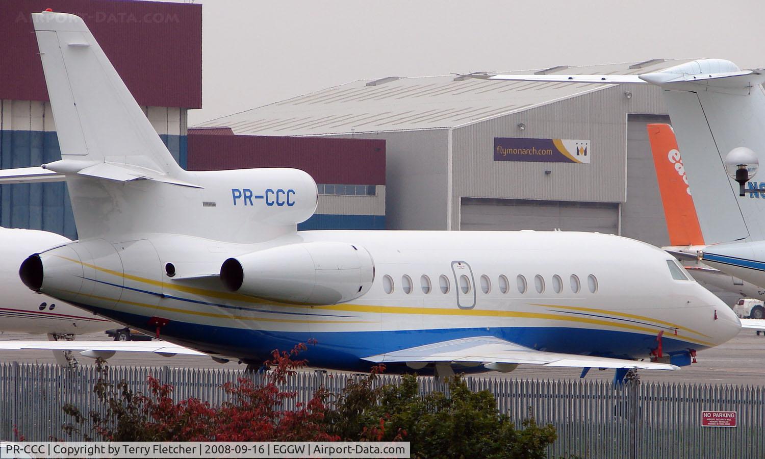 PR-CCC, 2006 Dassault Falcon 900EX C/N 162, Brazilian Falcon 900EX - Visitor to Luton In September 2008
