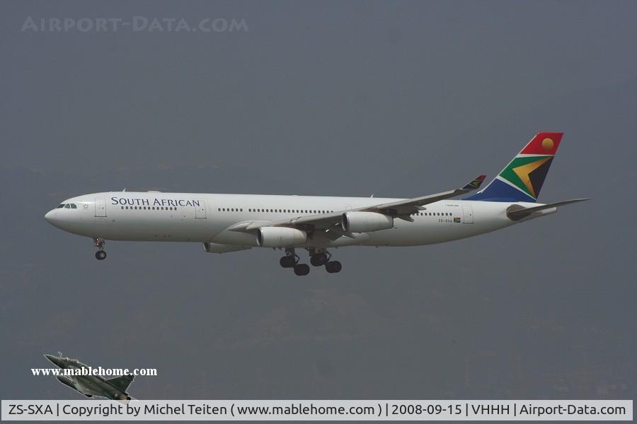 ZS-SXA, 2003 Airbus A340-313E C/N 544, South African Airways