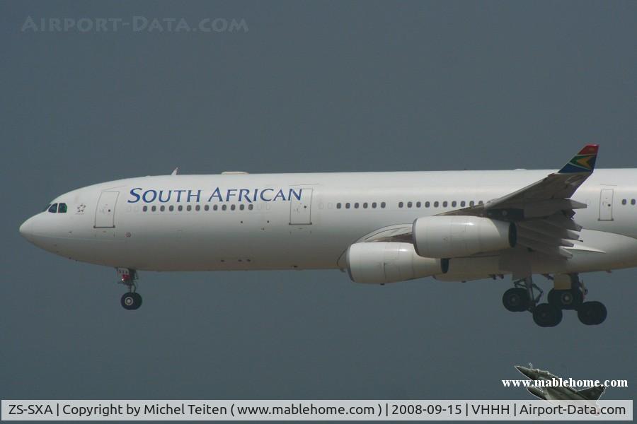 ZS-SXA, 2003 Airbus A340-313E C/N 544, South African Airways