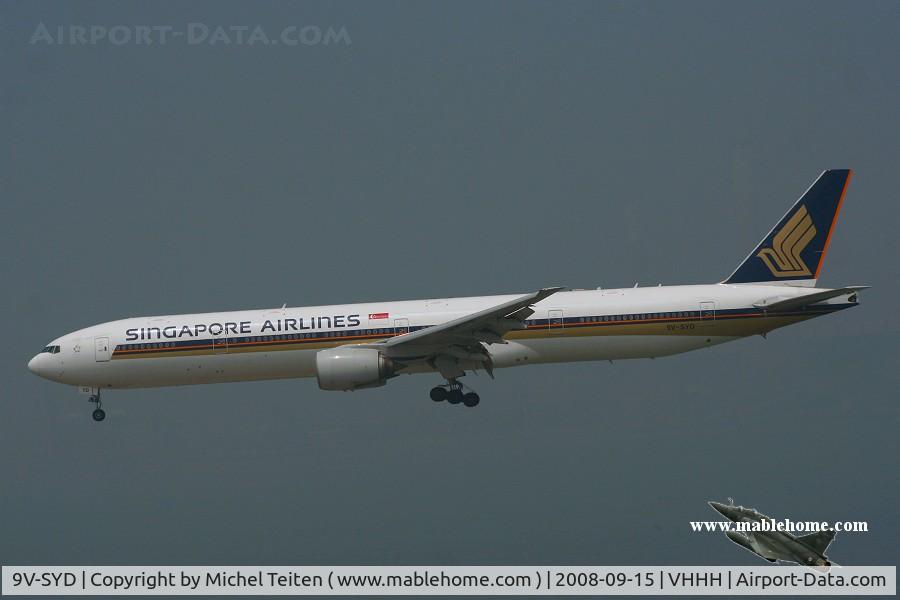 9V-SYD, 1998 Boeing 777-312 C/N 28534, Singapore Airlines