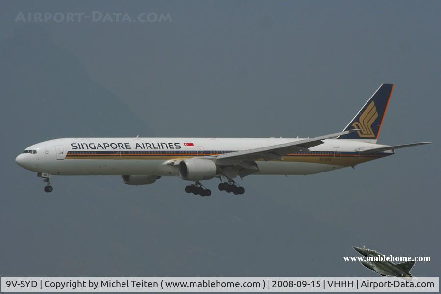 9V-SYD, 1998 Boeing 777-312 C/N 28534, Singapore Airlines