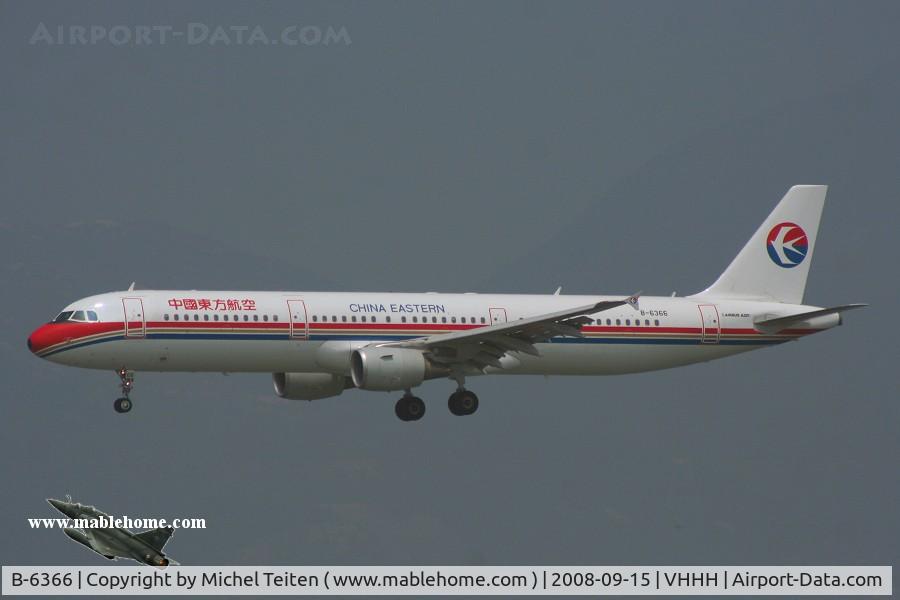 B-6366, 2008 Airbus A321-211 C/N 3593, China Eastern Airlines