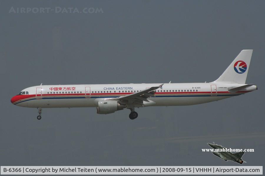 B-6366, 2008 Airbus A321-211 C/N 3593, China Eastern Airlines