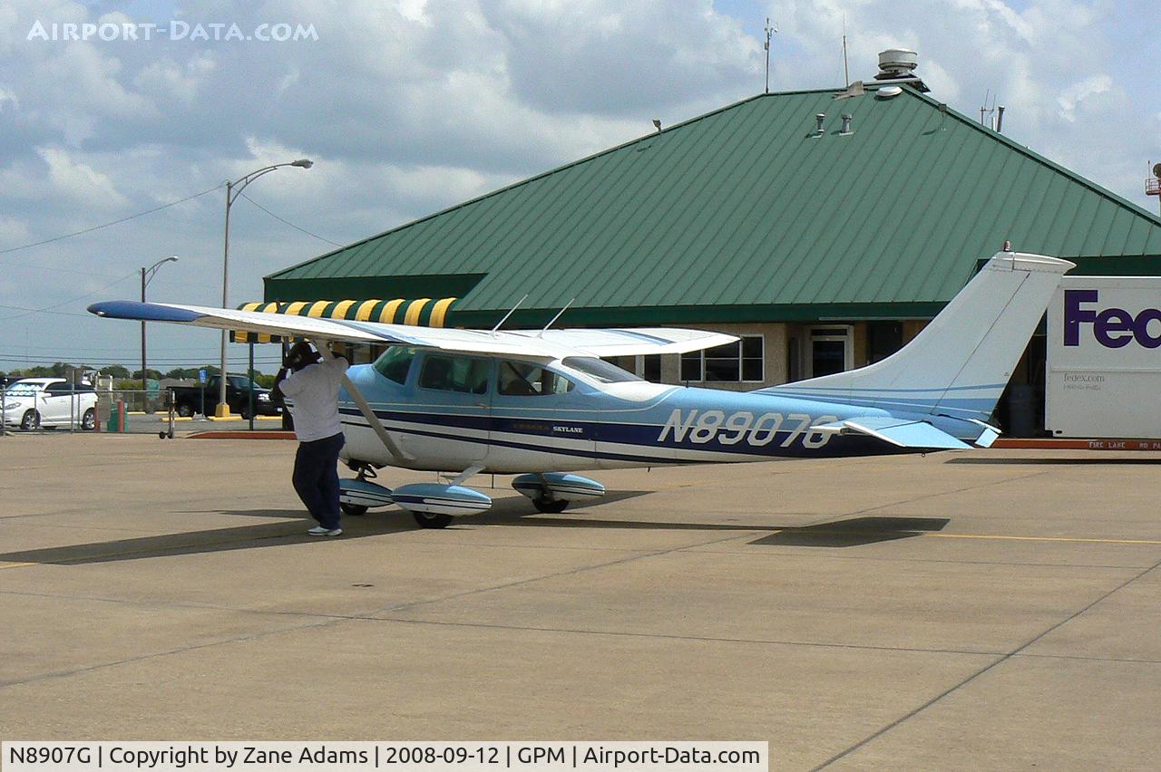 N8907G, 1970 Cessna 182N Skylane C/N 18260447, At Grand Prairie Municipal