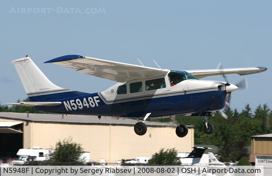 N5948F, 1967 Cessna 210H Centurion C/N 21058948, EAA AirVenture 2008