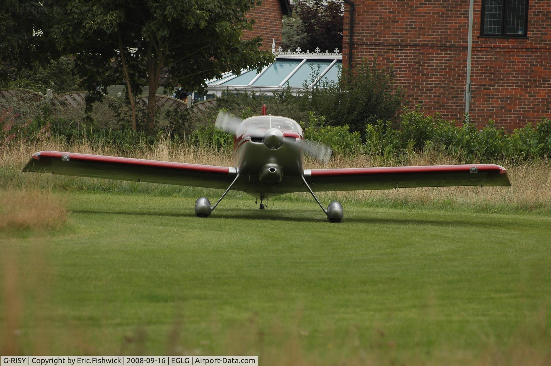 G-RISY, 2008 Vans RV-7 C/N PFA 323-14320, 3. G-RISY at Panshanger Airfield