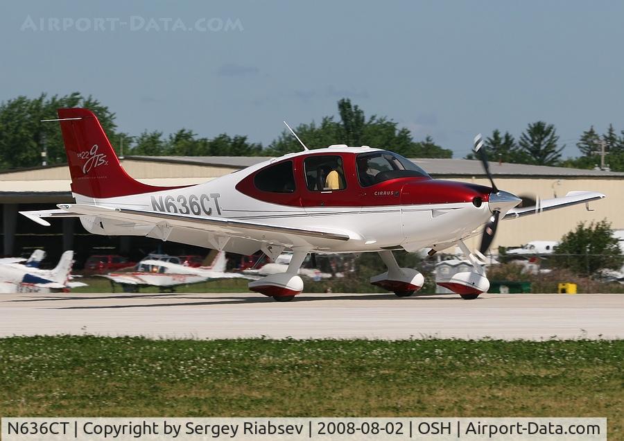 N636CT, 2008 Cirrus SR22 C/N 2979, EAA AirVenture 2008