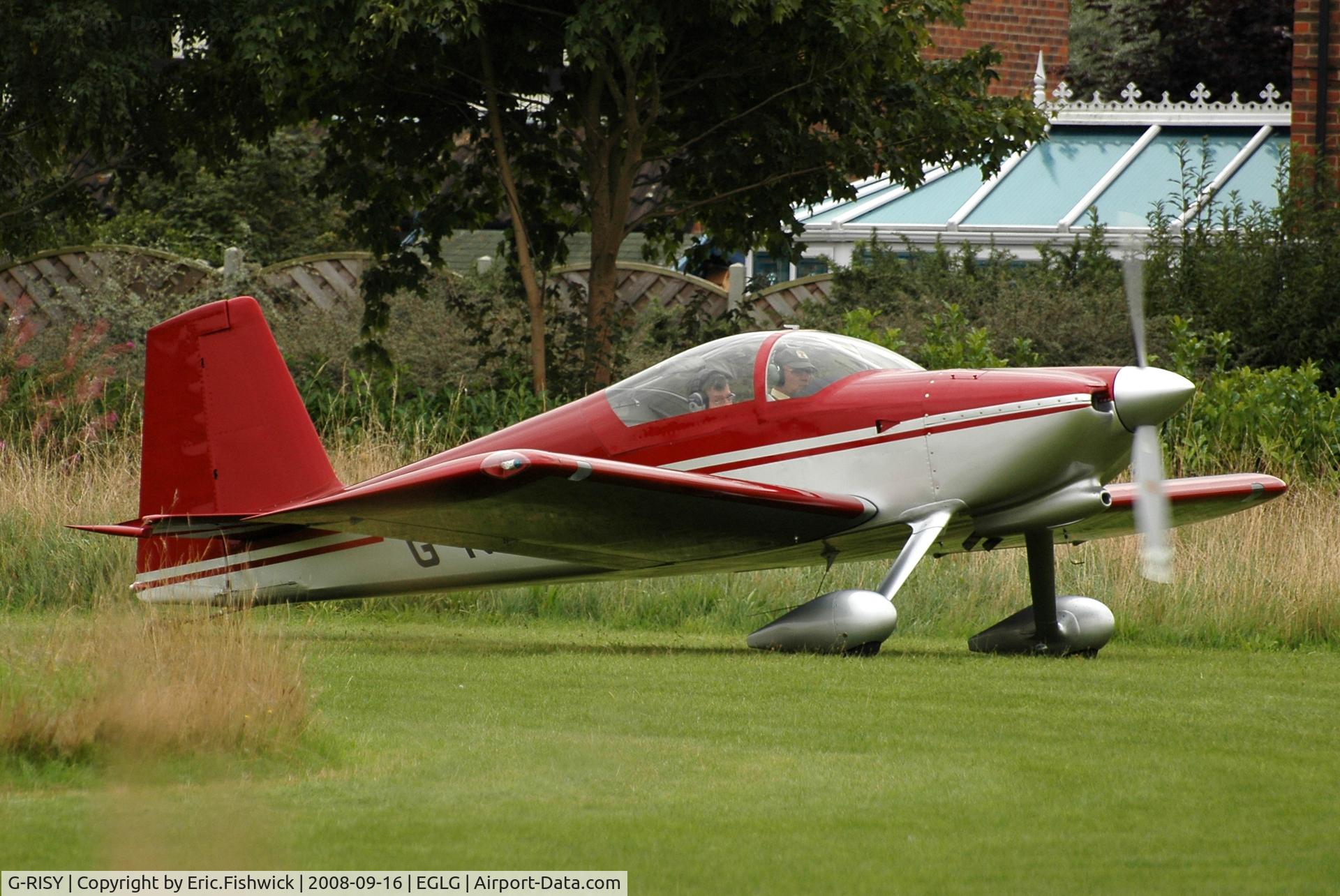 G-RISY, 2008 Vans RV-7 C/N PFA 323-14320, 2. G-RISY at Panshanger Airfield