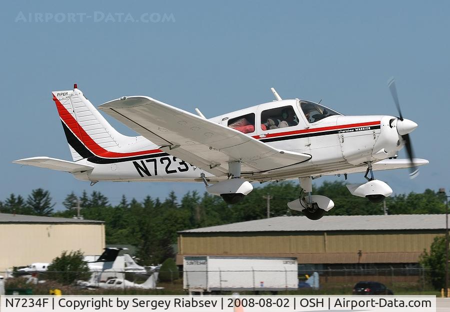 N7234F, 1976 Piper PA-28-151 C/N 28-7715203, EAA AirVenture 2008