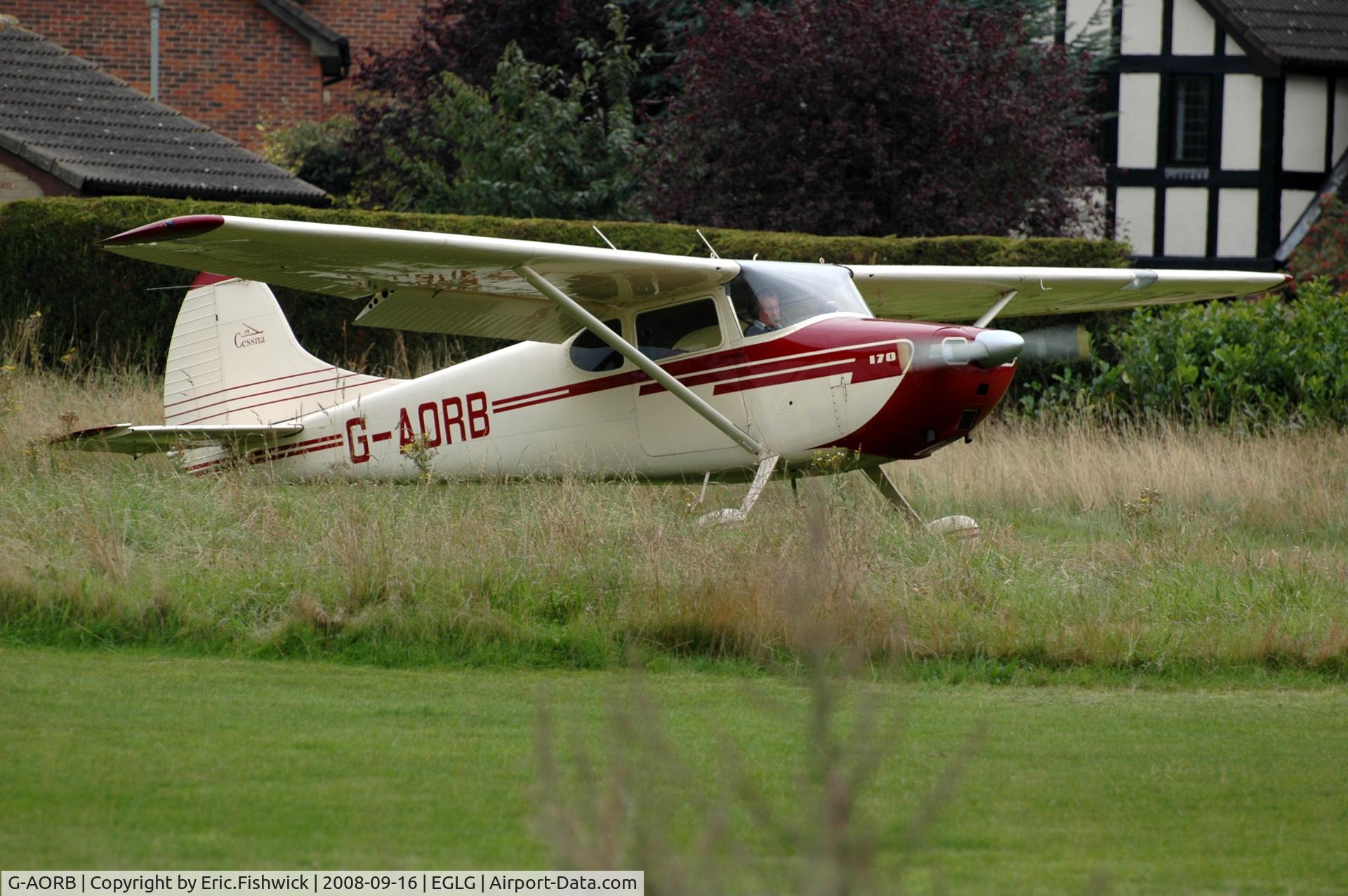 G-AORB, 1952 Cessna 170B C/N 20767, 2. G-AORB at Panshanger Airfield