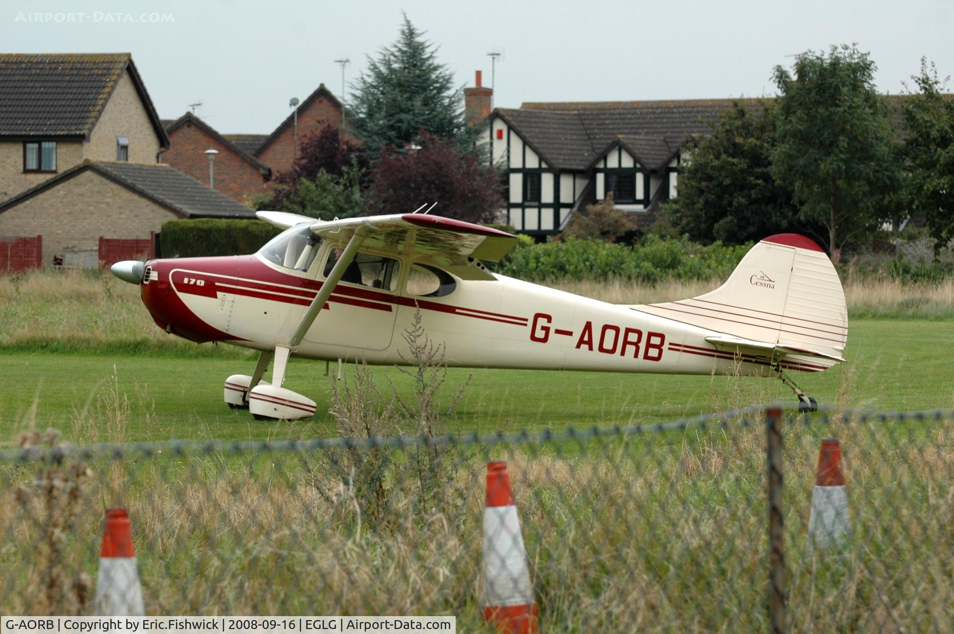 G-AORB, 1952 Cessna 170B C/N 20767, 1. G-AORB at Panshanger Airfield