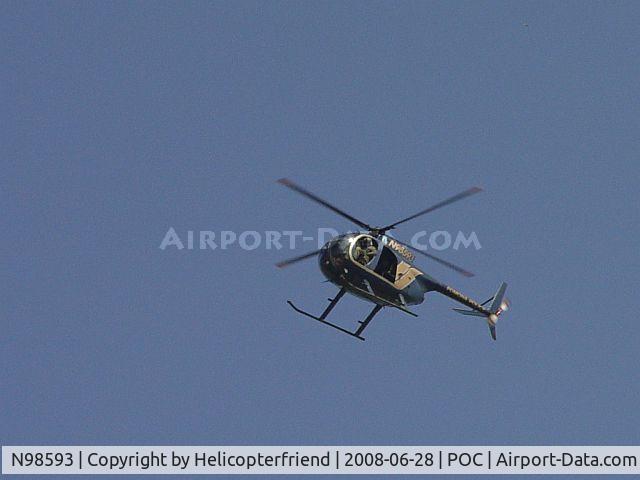 N98593, 1967 Hughes OH-6A Cayuse C/N 0978, FTO checking out photographer