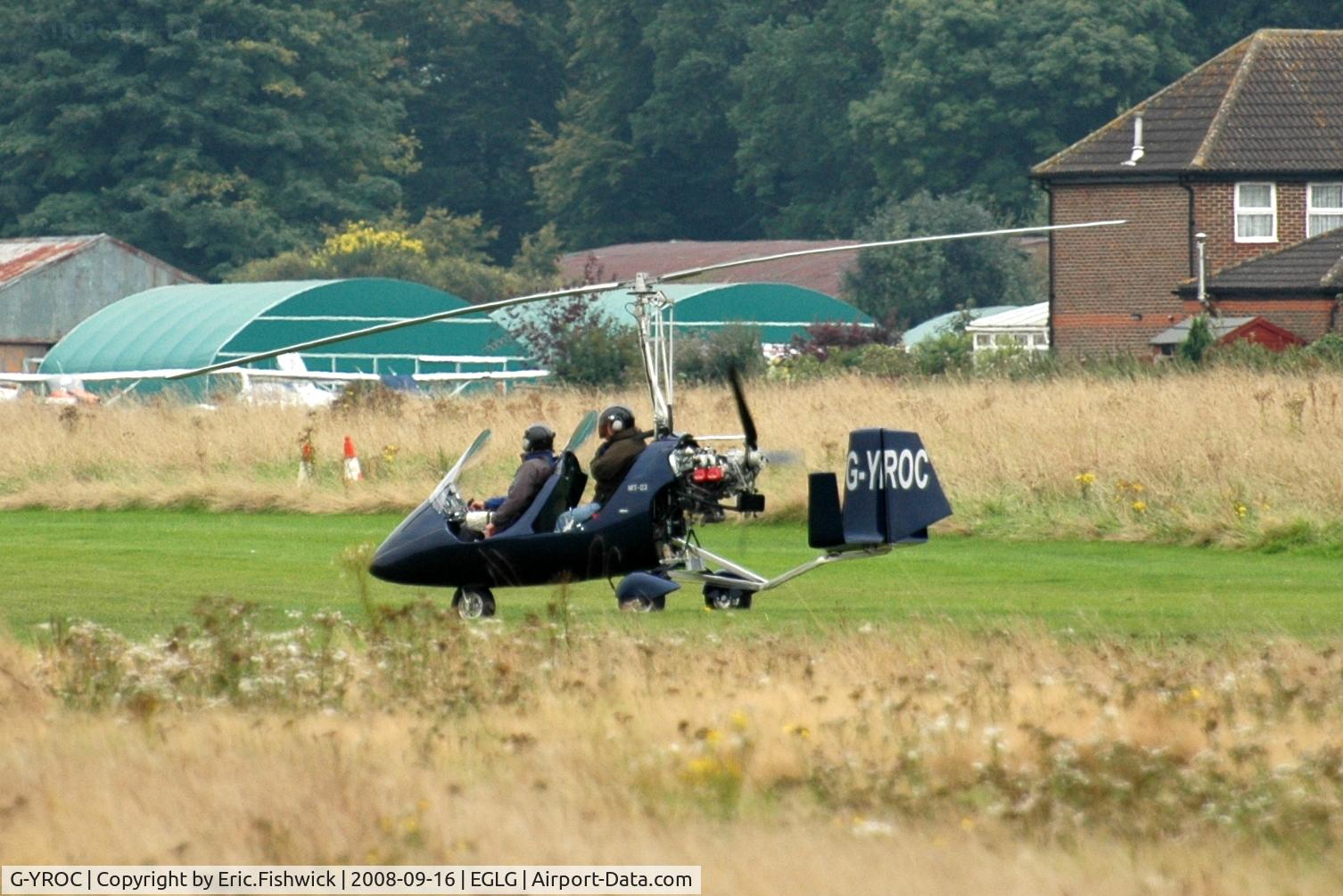 G-YROC, 2008 Rotorsport UK MT-03 C/N RSUK/MT-03/O44, 1. G-YROC Rotorsport MT03 Gyroplane at Panshanger Airfield