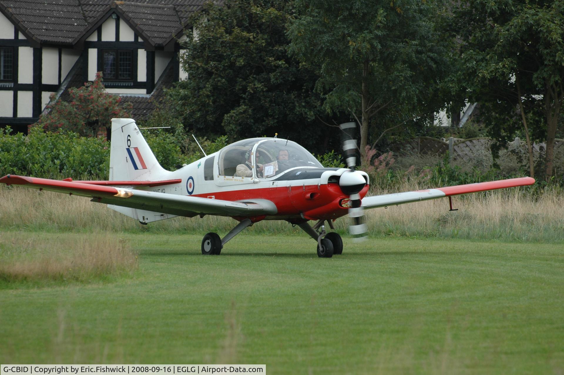 G-CBID, 1974 Scottish Aviation Bulldog T.1 C/N BH.120/242, 3. G-CBID at Panshanger Airfield