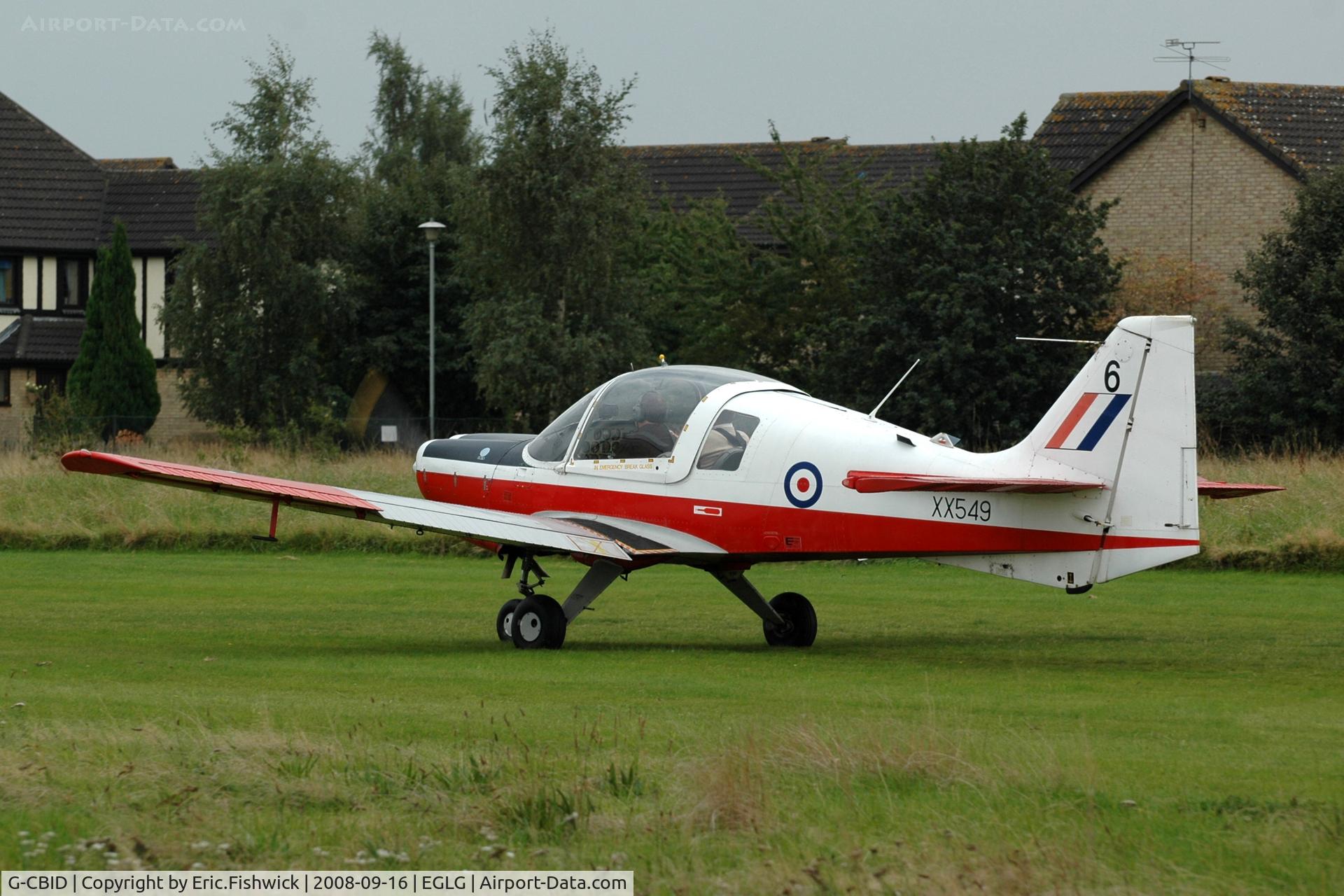 G-CBID, 1974 Scottish Aviation Bulldog T.1 C/N BH.120/242, 1. G-CBID at Panshanger Airfield