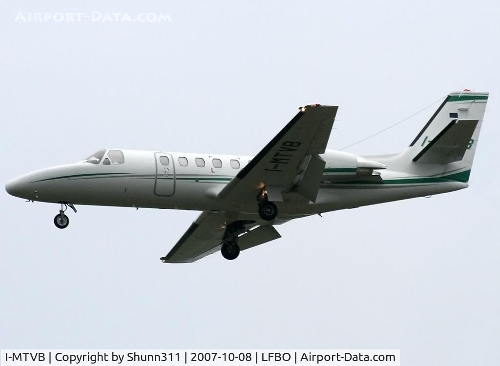 I-MTVB, 2000 Cessna 550 Citation Bravo C/N 550-0932, Landing rwy 32L