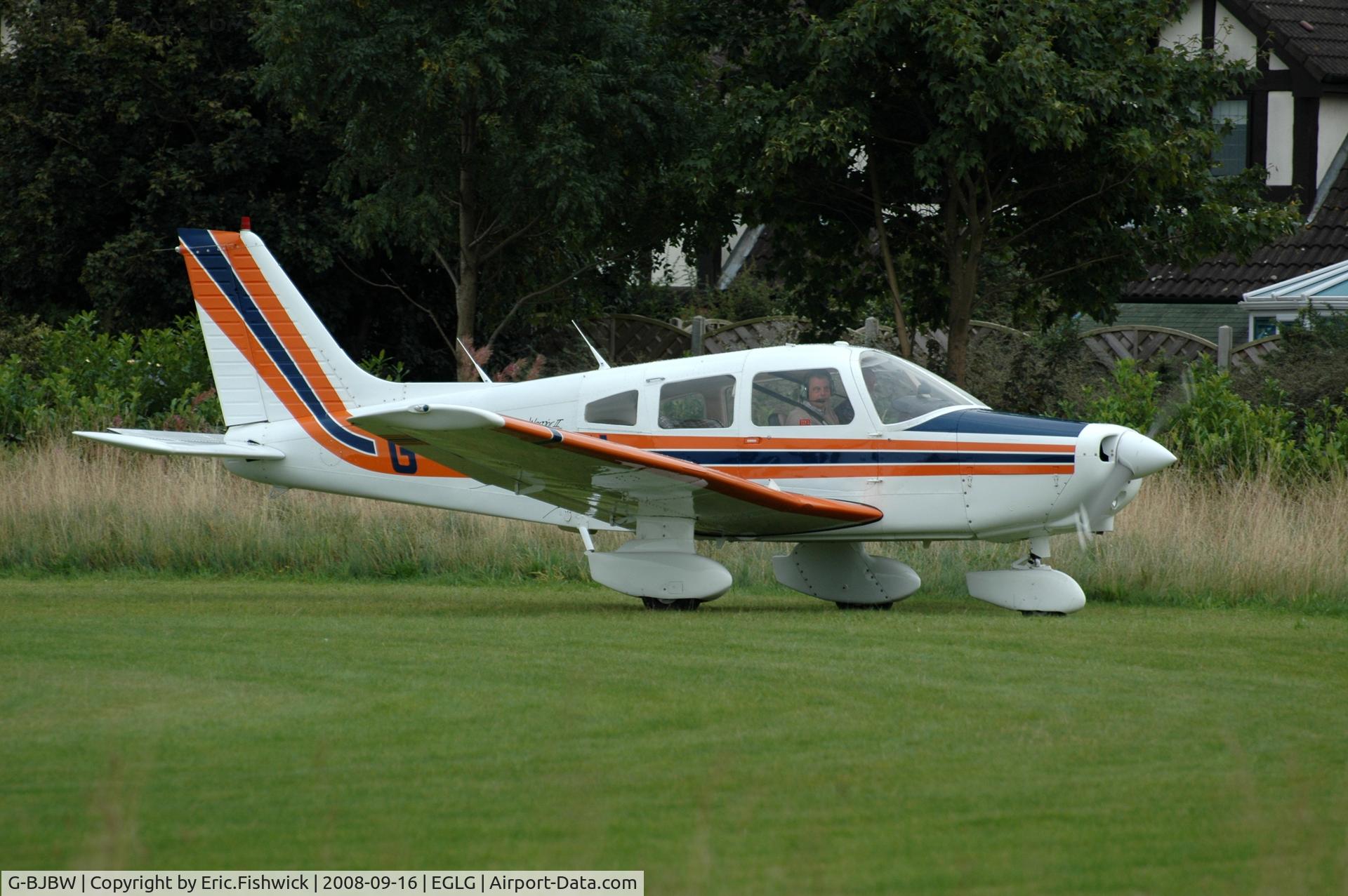 G-BJBW, 1981 Piper PA-28-161 Cherokee Warrior II C/N 28-8116280, 2. G-BJBW at Panshanger Airfield