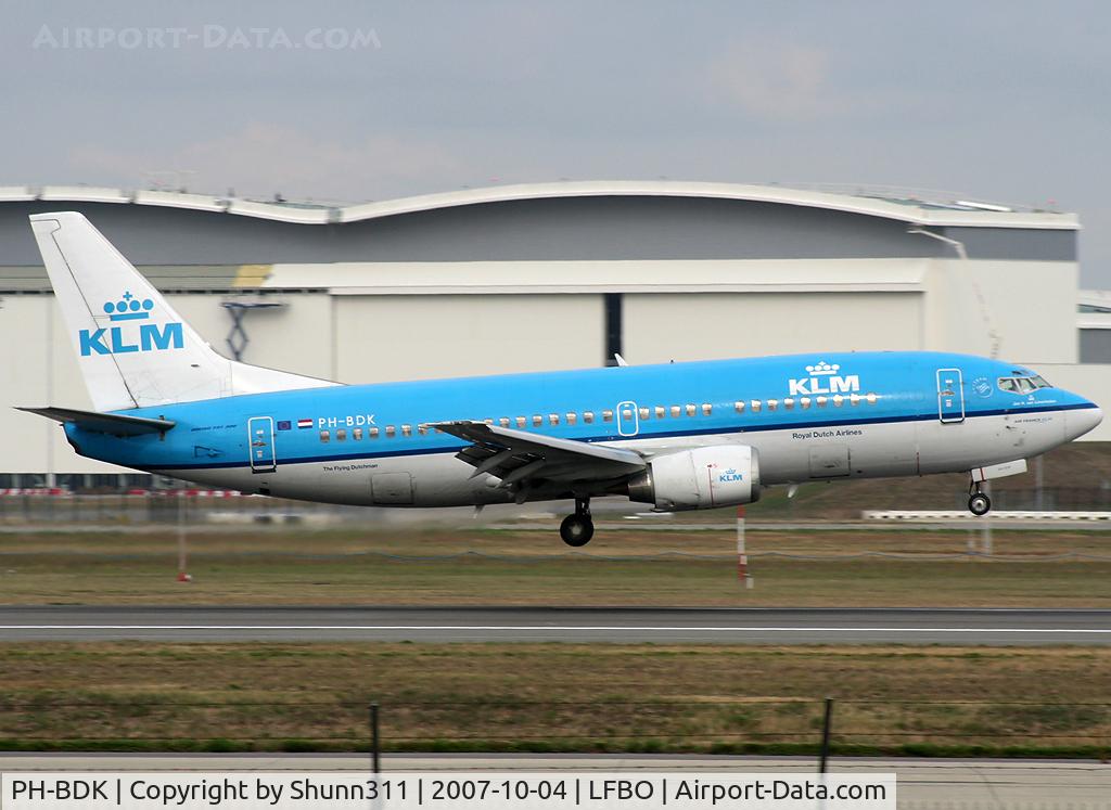 PH-BDK, Boeing 737-306 C/N 23545, Landing rwy 14R