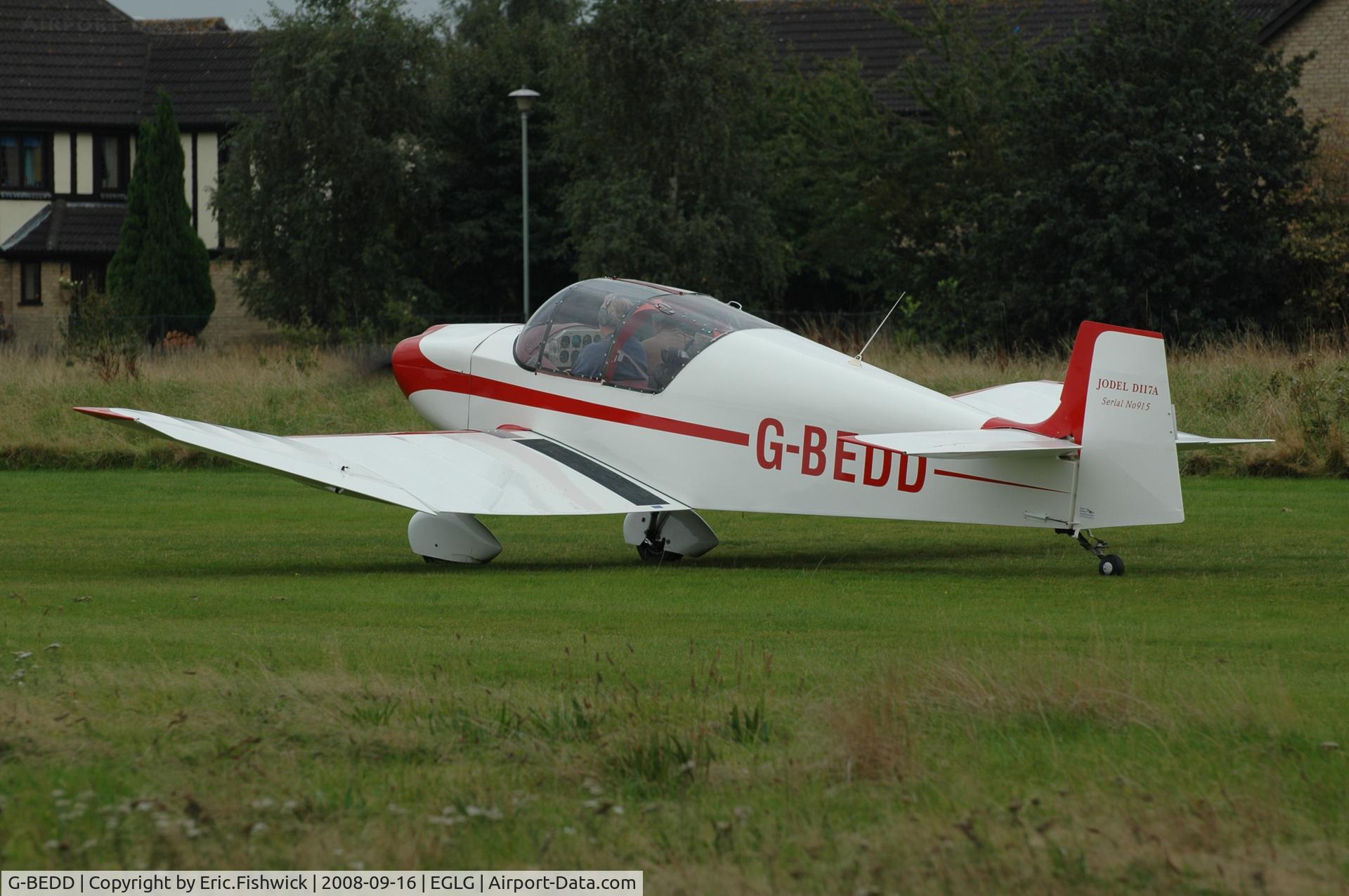G-BEDD, 1958 Jodel D-117A C/N 915, 1. G-BEDD at Panshanger Airfield