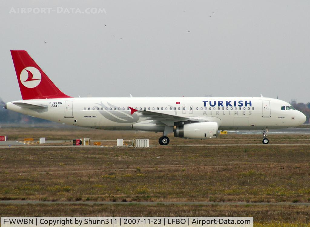 F-WWBN, 2007 Airbus A320-232 C/N 3341, C/n 3341 - To be TC-JPM