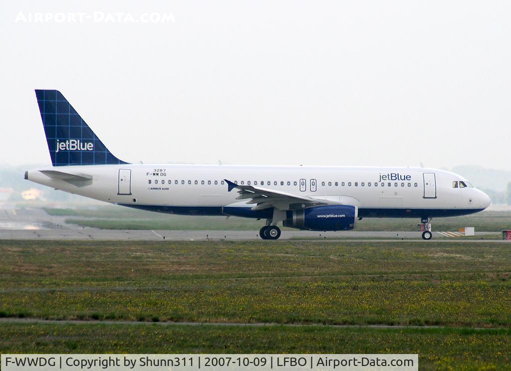 F-WWDG, 2007 Airbus A320-232 C/N 3287, C/n 3287 - To be N663JB