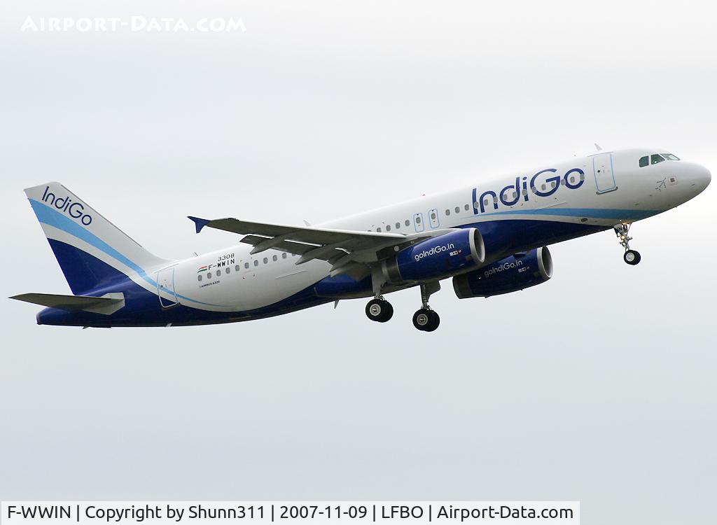 F-WWIN, 2007 Airbus A320-232 C/N 3308, C/n 3308 - To be VT-INN