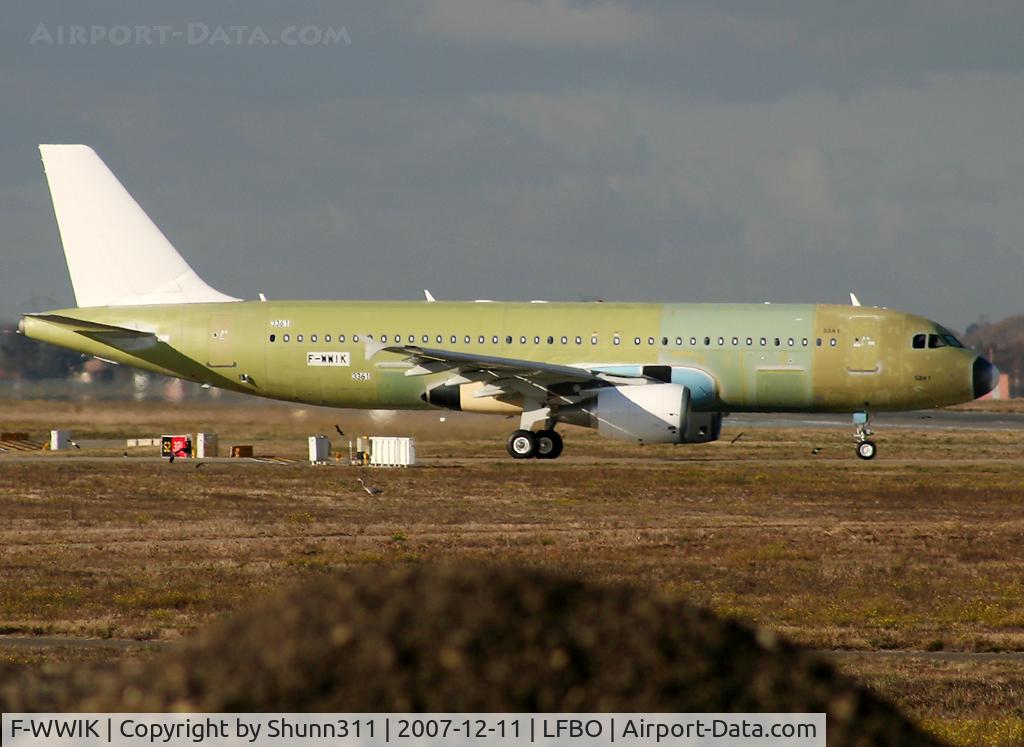 F-WWIK, 2007 Airbus A320-214 C/N 3361, C/n 3361 - For Nas Air as VP-CXZ