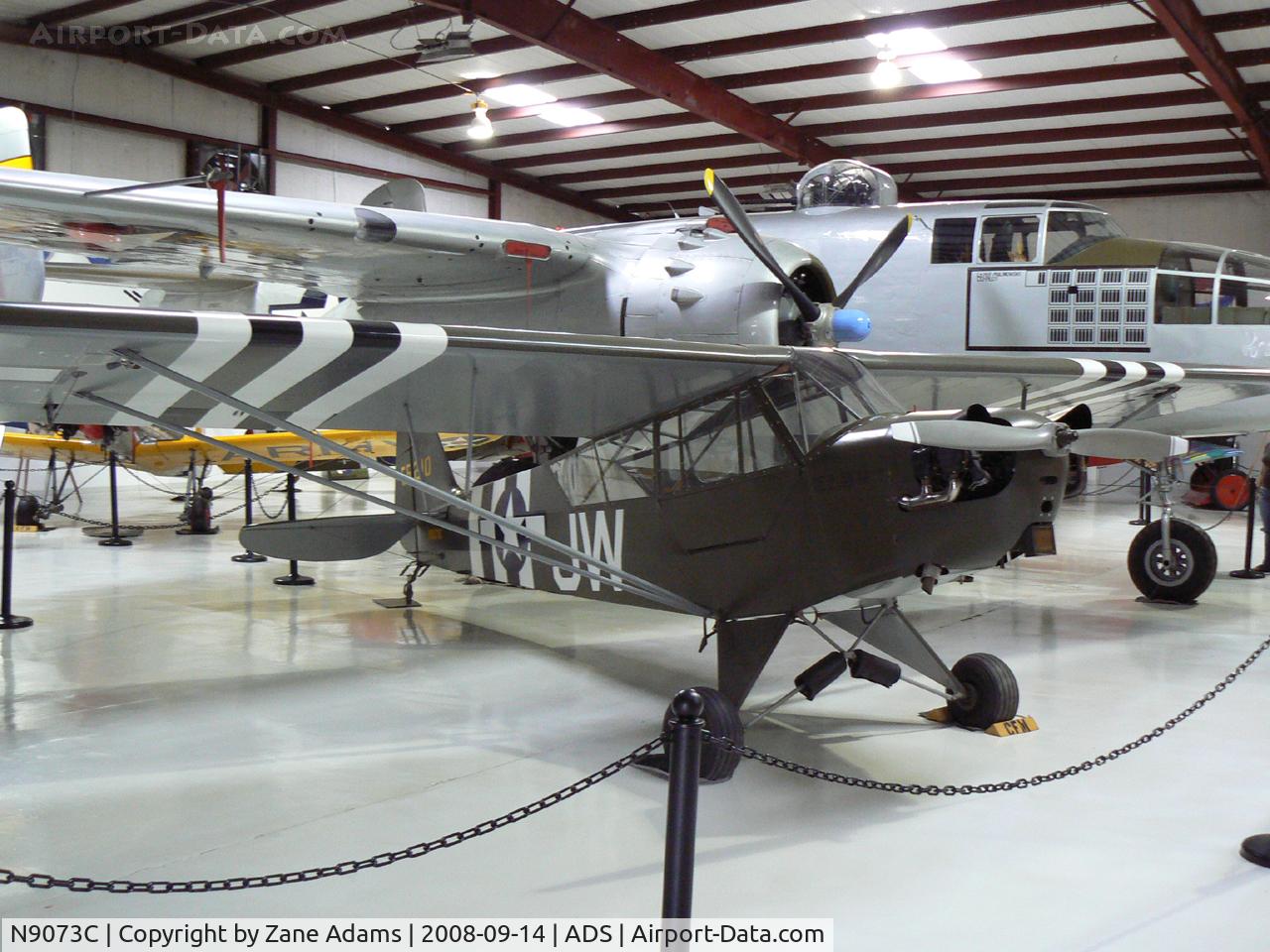 N9073C, 1945 Piper J3C-65 Cub C/N 13976, At the Cavanaugh Flight Museum