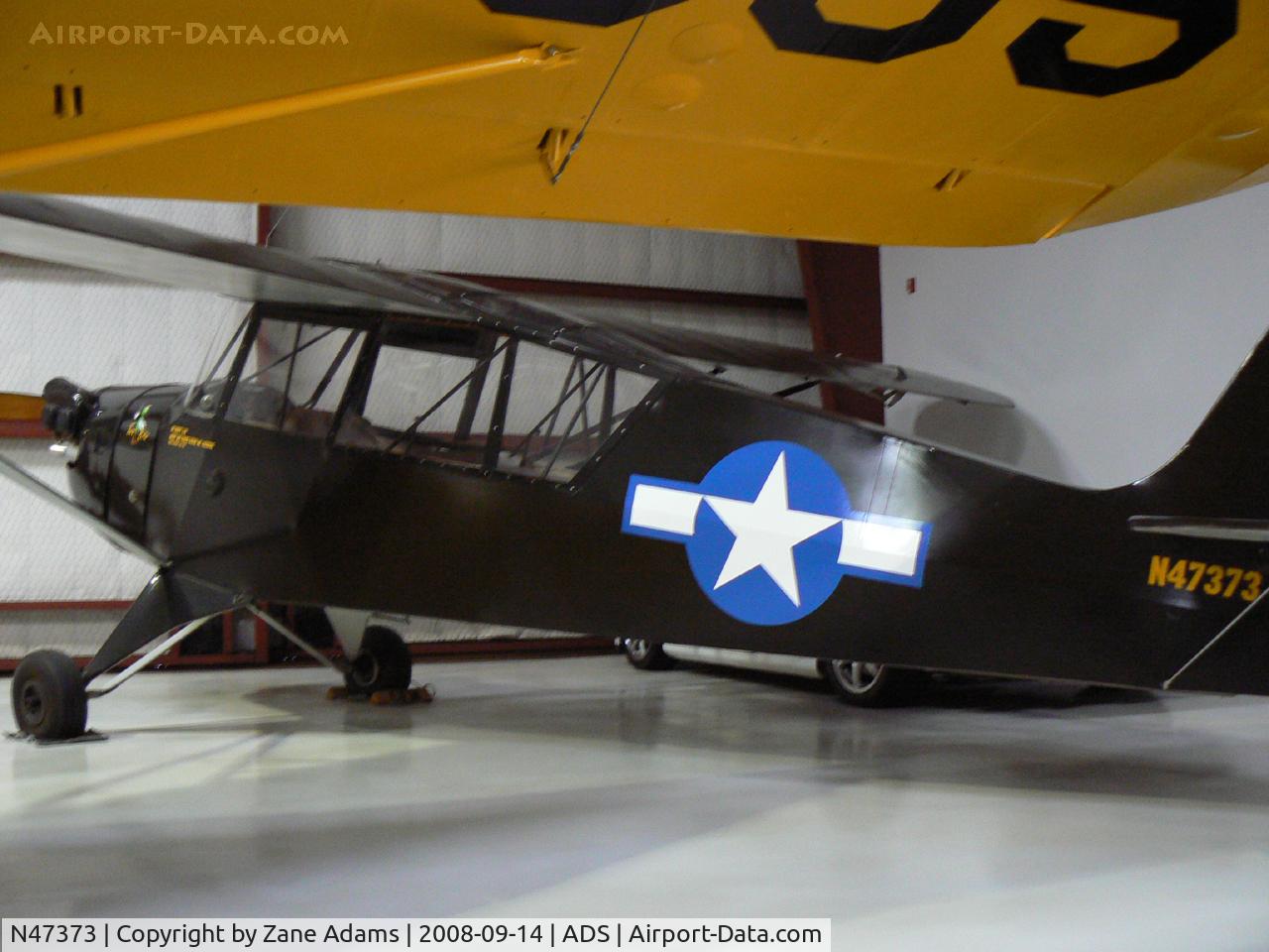 N47373, 1943 Aeronca 0-58B Grasshopper C/N 10233, At the Cavanaugh Flight Museum