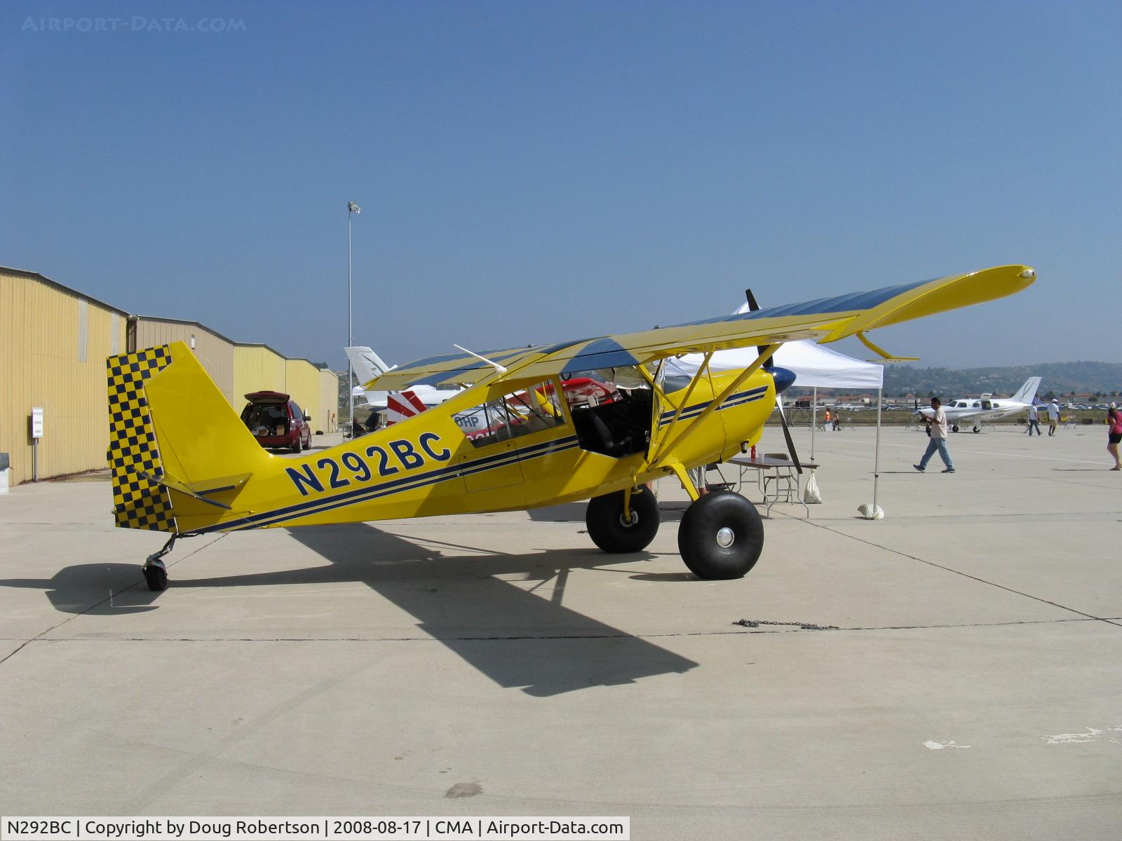 N292BC, 2007 American Champion 8GCBC Scout C/N 497-2007, 2007 American Champion 8GCBC SCOUT, Lycoming O-360-C1E 180 Hp, tundra tires