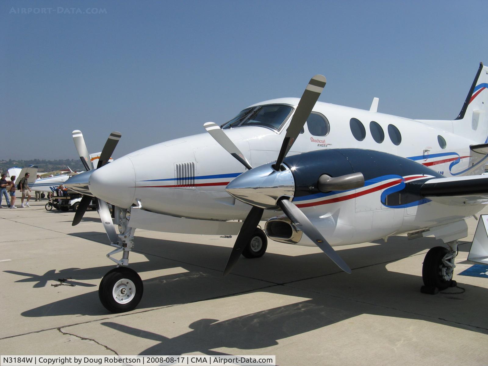 N3184W, 2008 Hawker Beechcraft C90GTI King Air C/N LJ-1884, 2008 Hawker Beech C90GTI KING AIR, two P&W(C)PT6A-135A turboprops 750 shp flat rated at 550 shp each