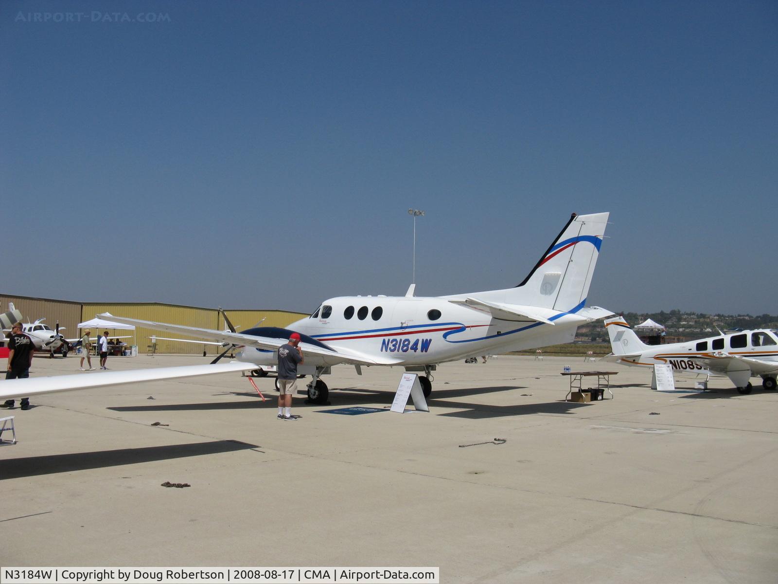 N3184W, 2008 Hawker Beechcraft C90GTI King Air C/N LJ-1884, 2008 Hawker Beech C90GTI KING AIR, two P&W(C)PT6A-135A turboprops 750 shp flat rated at 550 shp each