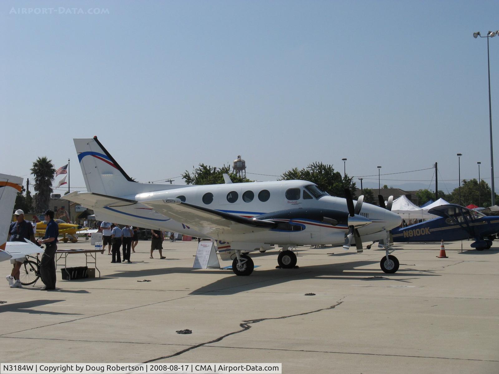 N3184W, 2008 Hawker Beechcraft C90GTI King Air C/N LJ-1884, 2008 Hawker Beech C90GTI KING AIR, two P&W(C)PT6A-135A turboprops 750 shp flat rated at 550 shp each