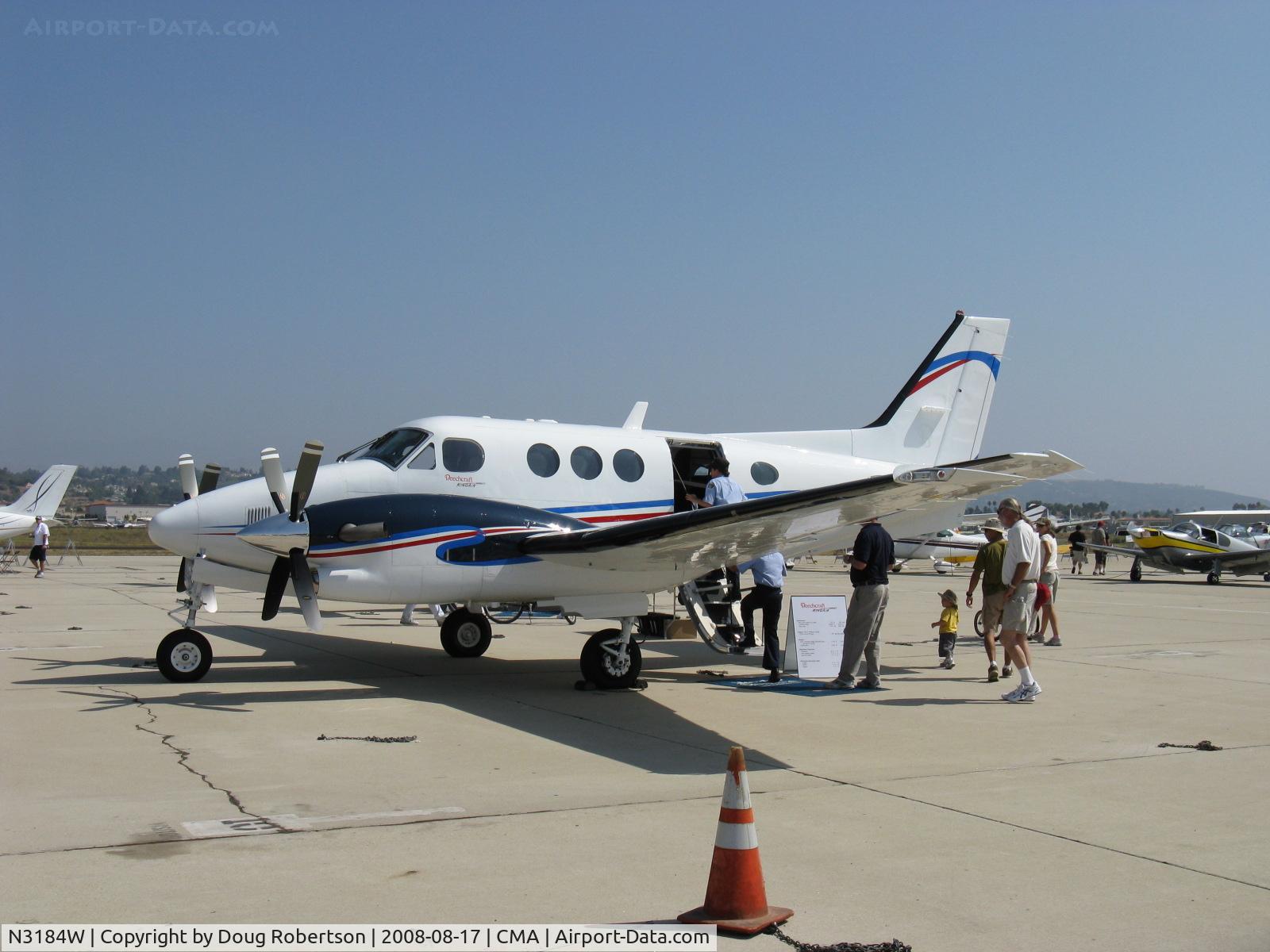 N3184W, 2008 Hawker Beechcraft C90GTI King Air C/N LJ-1884, 2008 Hawker Beech C90GTI KING AIR, two P&W(C)PT6A-135A turboprops 750 shp flat rated at 550 shp each