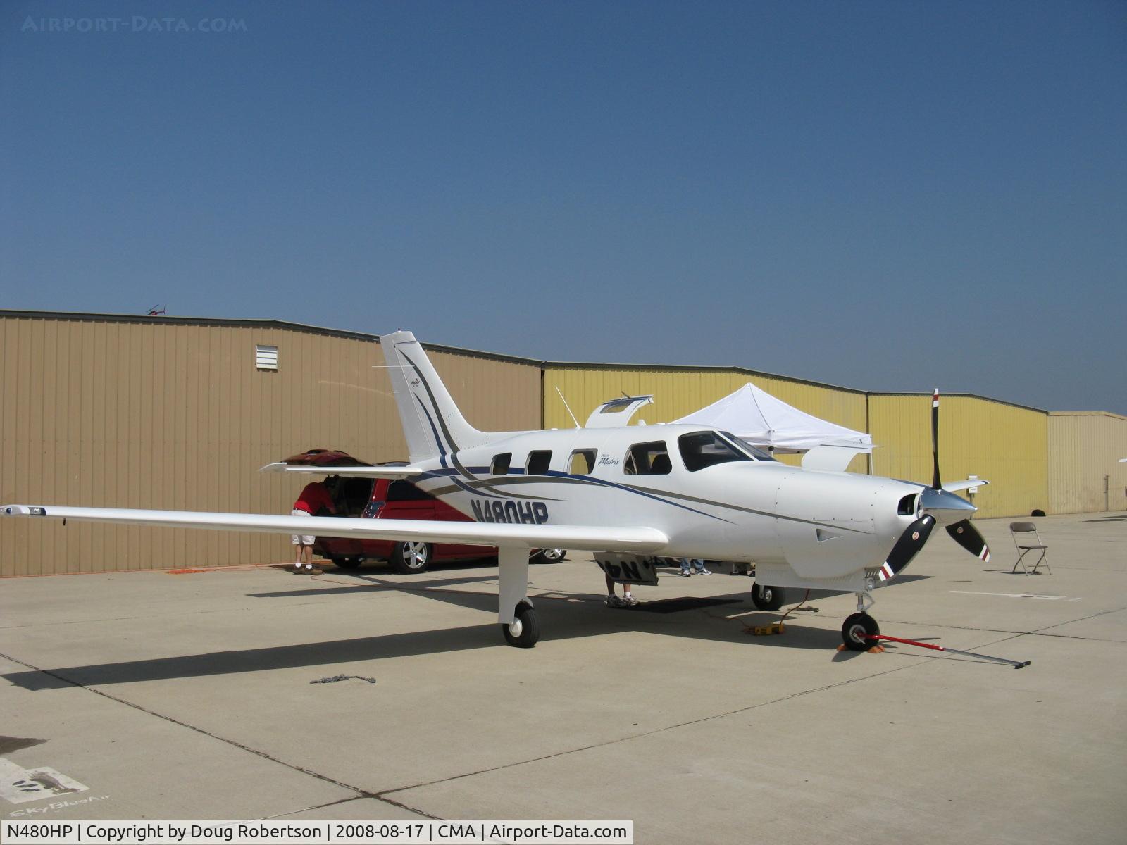 N480HP, 2008 Piper PA-46R-350T Malibu Matrix C/N 4692048, 2008 Piper PA-46R-350T Turbo MATRIX, Lycoming TIO-540-AE2A 350 Hp