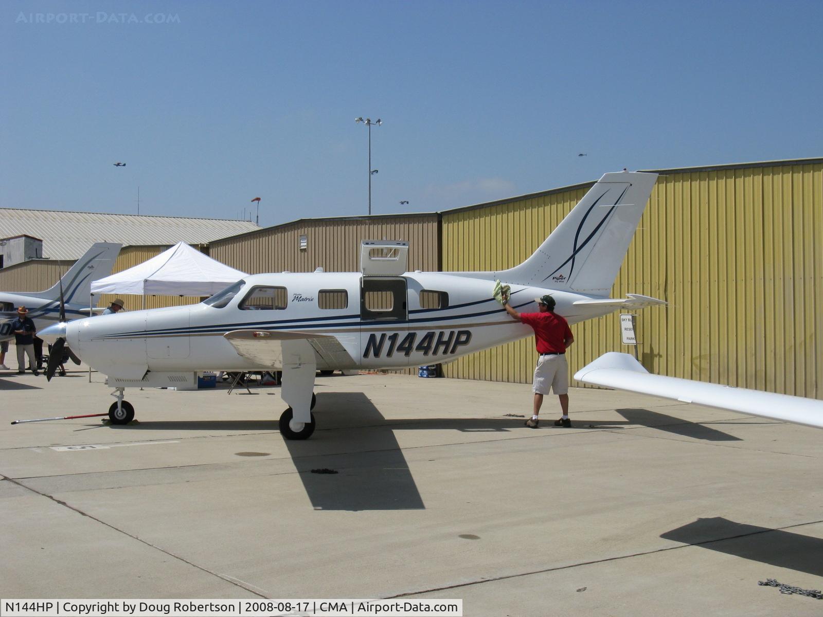 N144HP, 2008 Piper PA-46R-350T Malibu Matrix C/N 4692044, 2008 Piper PA-46R-350T Turbo MATRIX, Lycoming TIO-540-AE2A 350 Hp