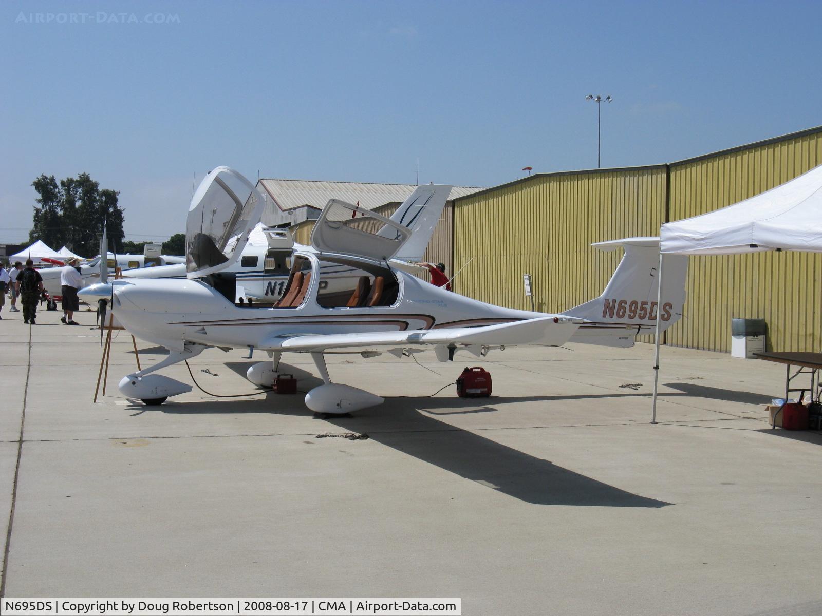 N695DS, 2007 Diamond DA-40 Diamond Star C/N 40.865, 2007 Diamond DA-40-180 DIAMOND STAR, Lycoming IO-360-M1A+ 180 Hp