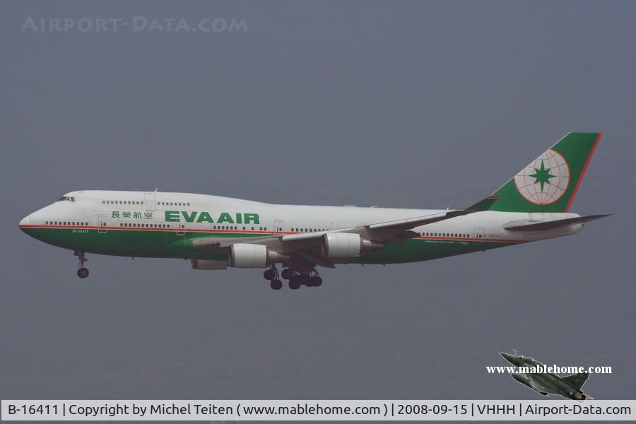 B-16411, Boeing 747-45E C/N 29111, EVA Air