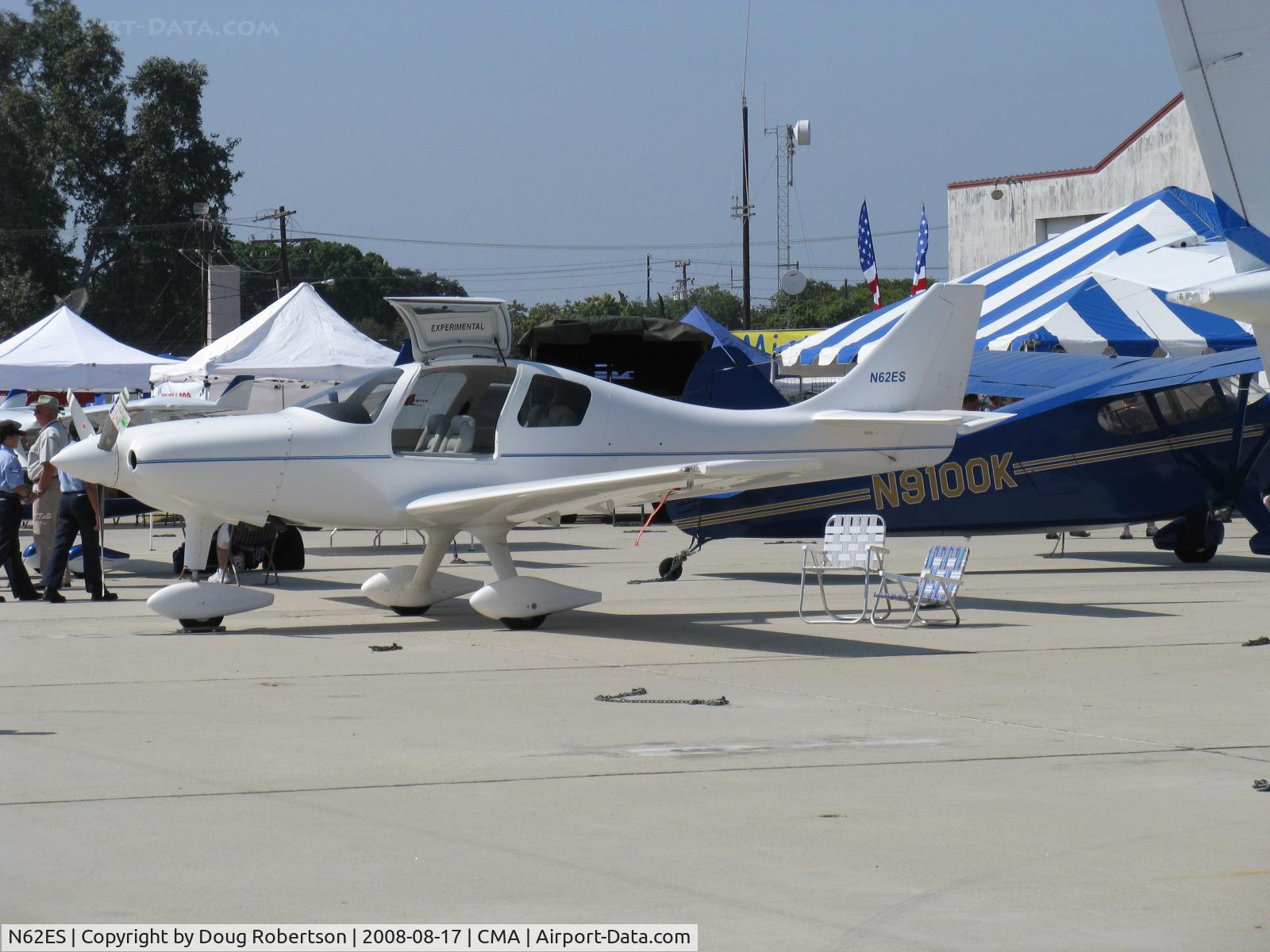 N62ES, 1997 Lancair ES C/N 010, 1997 Beushausen LANCAIR ES, Continental IO-550