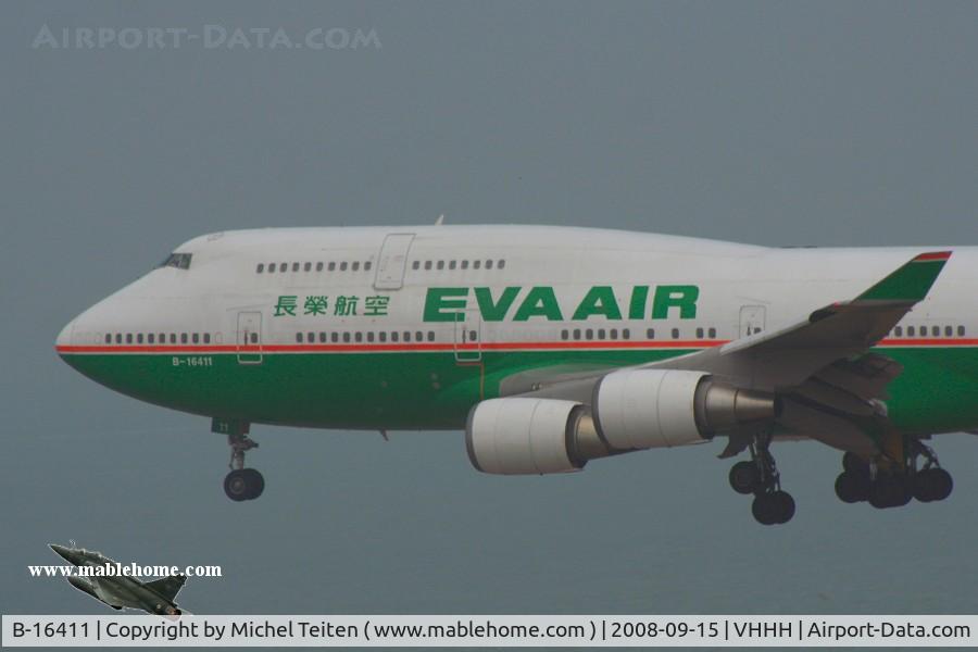 B-16411, Boeing 747-45E C/N 29111, EVA Air