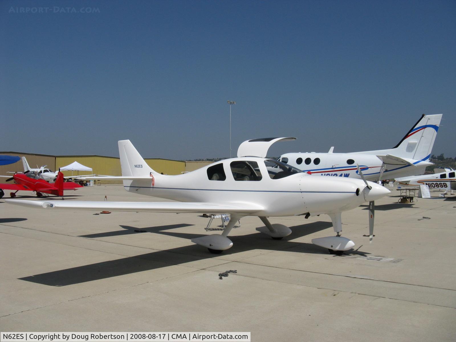 N62ES, 1997 Lancair ES C/N 010, 1997 Beushausen LANCAIR ES, Continental IO-550