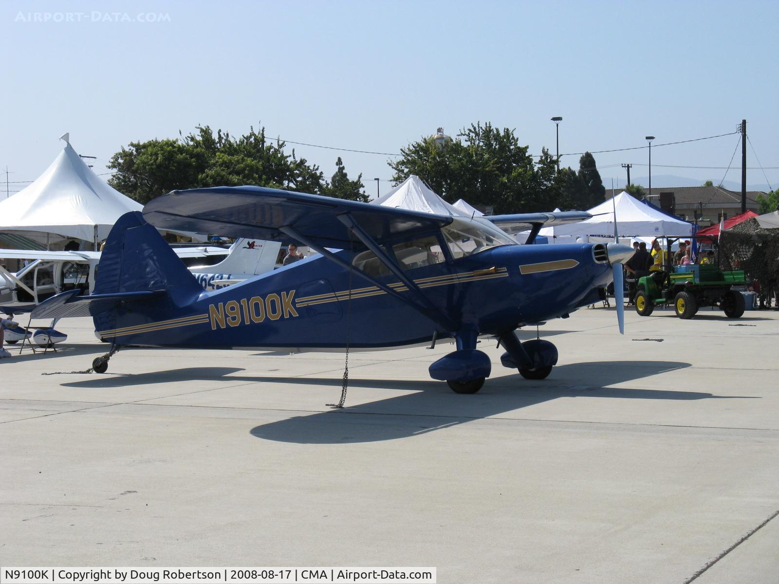 N9100K, 1947 Stinson 108-1 Voyager C/N 108-2100, 1947 Stinson 108-1 VOYAGER, Franklin 6A4-150-B31 150 Hp