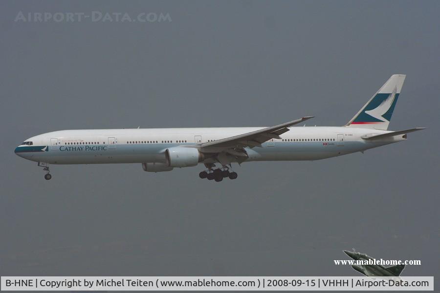 B-HNE, 1997 Boeing 777-367 C/N 27507, Cathay Pacific