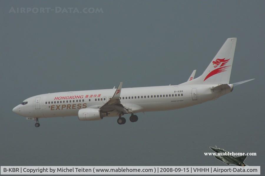 B-KBR, 2008 Boeing 737-8Q8 C/N 35276, Hongkong Express