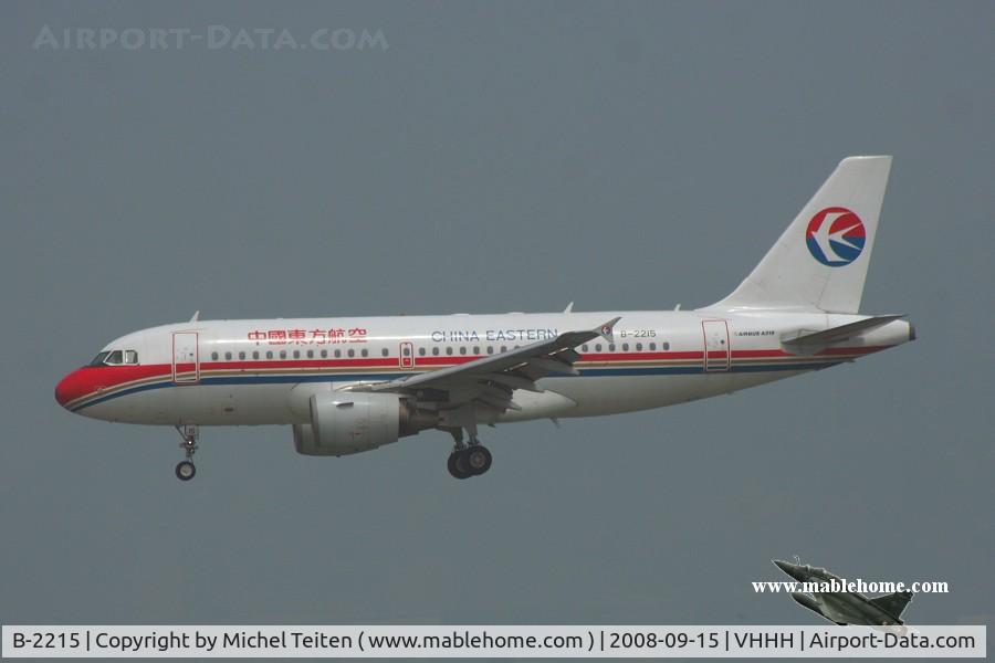 B-2215, 2001 Airbus A319-112 C/N 1541, China Eastern Airlines