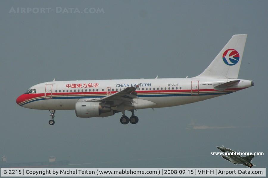 B-2215, 2001 Airbus A319-112 C/N 1541, China Eastern Airlines